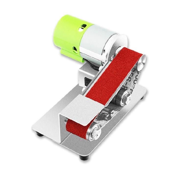 Электрическая мини-ленточная шлифовальная машина для полировки и шлифовки дерева, 7-ступенчатая регулировка для полировки металла и дерева