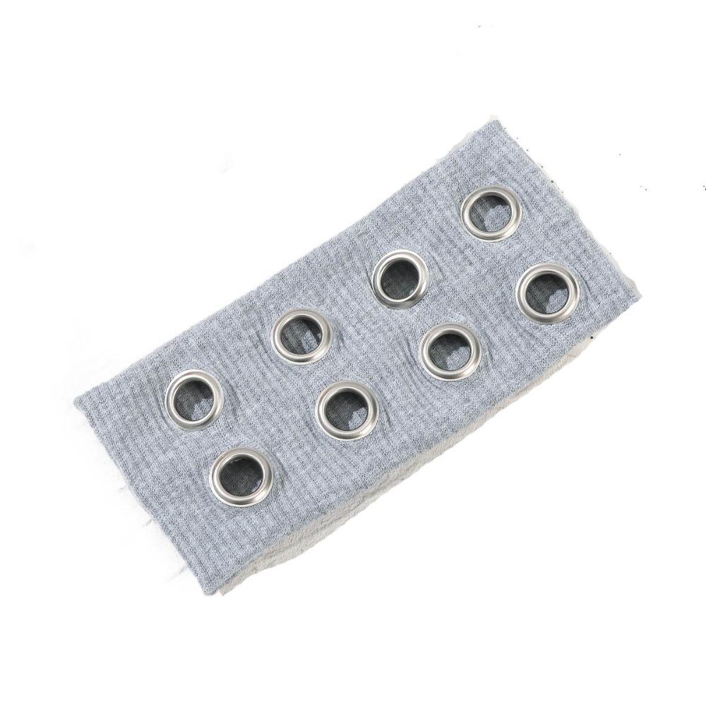 Metal Eyelets Punk Headwrap Fabric Hollowed Out Eyelets Headband Fashion Rock Head Band  Women