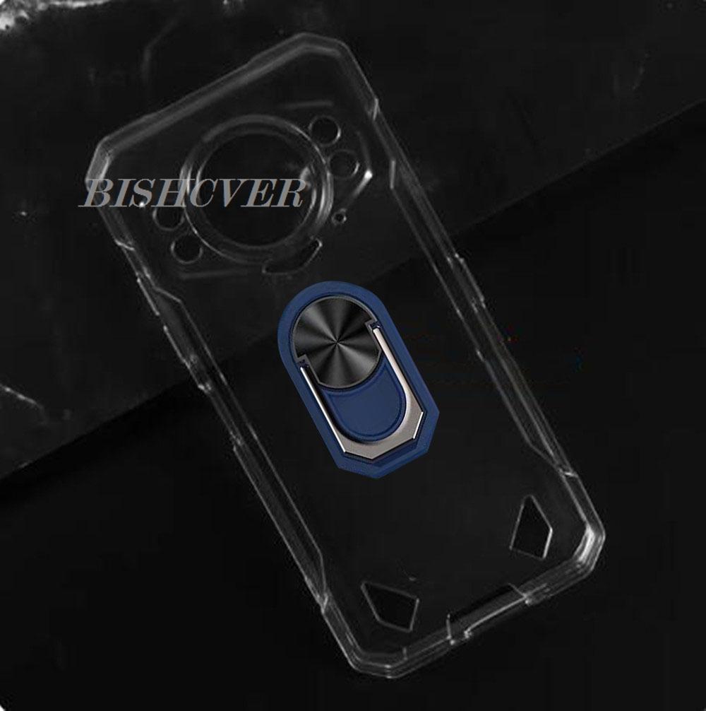 Magnet Phone Case For Doogee S200 Plus 6.72" 2025 Doogee S200 Plus Shockproof Soft TPU Silicone Cover With Ring Holder