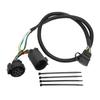 3.6ft 4Pin Trailer Wiring Harness Extension VehicleSide Truck Bed with 7Pin Connector US Type