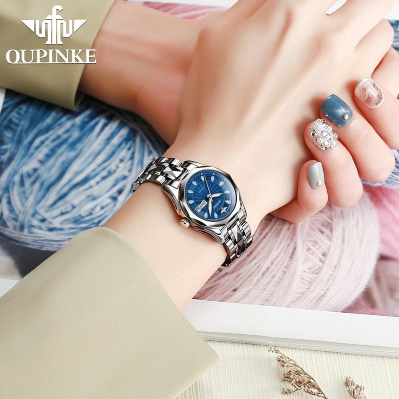 OUPINKE New Watches Waterproof Automatic Mechanical Watch Women Watch Women