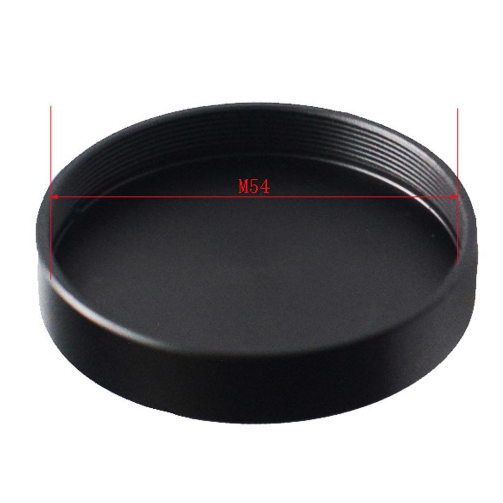 Пылезащитный колпачок для объектива телескопа M42/M48/M54x0.75mm, черный алюминиевый защитный чехол, крышка окуляра астрономического телескопа