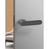 European Style Magnetic Silent Door Lock Hidden Keyhole Minimalist Handle for Bedroom Study