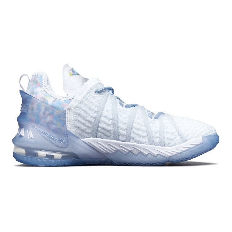Nike Детские кроссовки LeBron 18 NRG GS Blue Tint White Clear CT4677-400