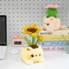 Creative Love Cat Cactus Plush Potted Plant Girls Office Sun Flower Table Company Event Gifts