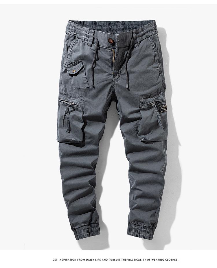 Men's Retro Slim-Fit Overalls: Casual Loose High-End Trousers