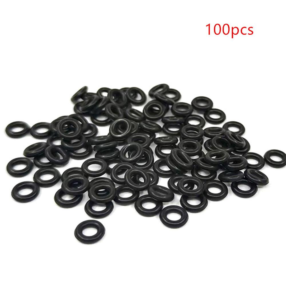 100x Fuel Injector Rebuild Seal O-ring Kit Rubber 7.52*3.53*14.58mm For Ford BMW