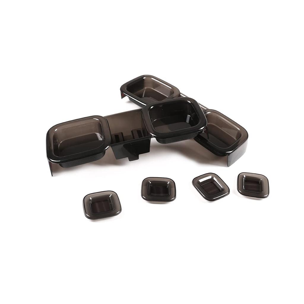 METYOUCAR for Land Rover Defender 90 110 Tail Light Cover Tail Light Guard Decoration Car Tail Light Smoky Color Tail Light Cover Sunshade Brake