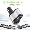 Двойной USB Электронная зажигалка Зарядное гнездо для автомобильной зажигалки Разветвитель Адаптер 2.1A 1A Зарядное устройство для iPhone Телефона 12V-24V