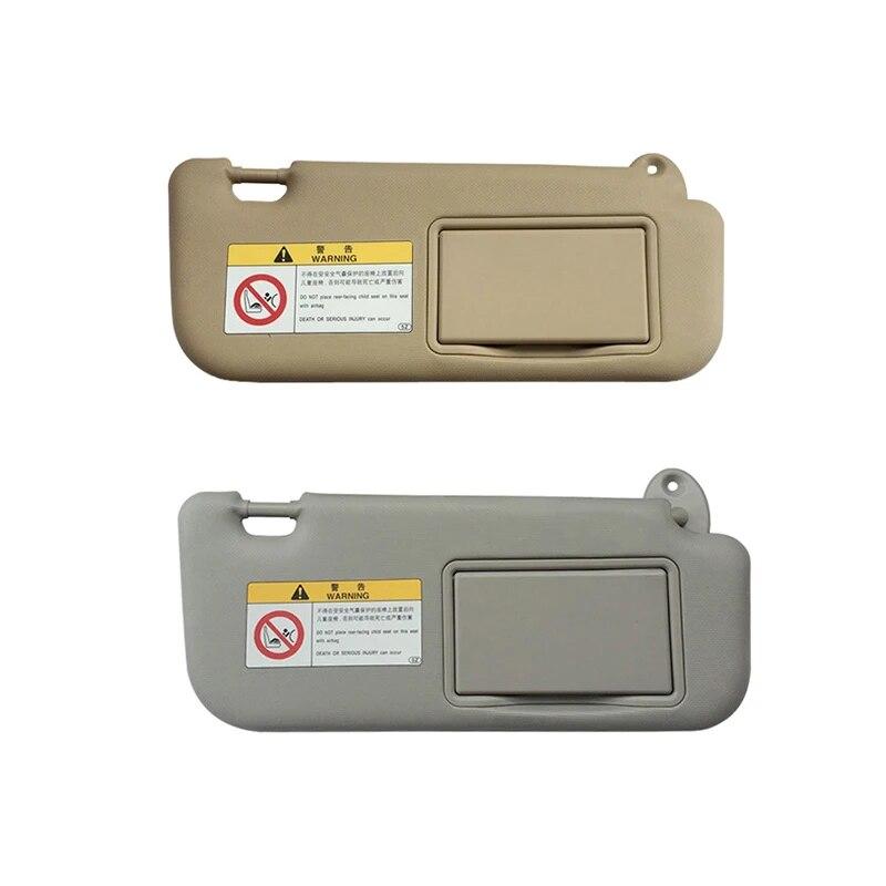 Автомобильный передний левый/правый солнцезащитный козырек с заменой зеркала для макияжа для Toyota Corolla E160 E170 2014 2015 2016 2017