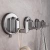 Strong Vacuum Suction Cup Hooks Punch-free Wall Mounted Hook for Hanging Towel Clothes Bathroom Robe Holder Rack Clothes Hanger
