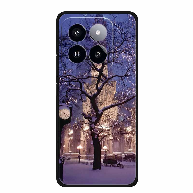 Для Xiaomi 14T PRO Чехол Роскошный Мягкий Силикон ТПУ Чехлы для Телефона Задняя Крышка Для Xiaomi14T Бампер Защитный Ударопрочный Любовь fundas