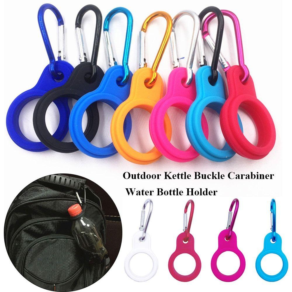 Tool Accessories Rubber Buckles Hook Water Bottle Holder Sports Kettle Buckle Outdoor Carabiner