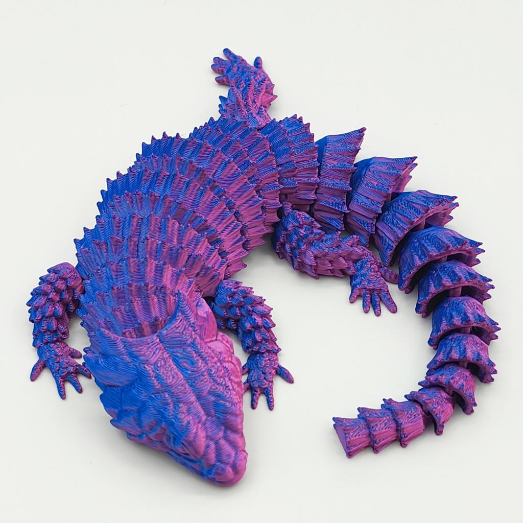 3D Printed Toys Lizards Animals Figures Model Multi-joint Movable Ornament Decorative Desktop Creativity Novelty Kids Gifts Toy