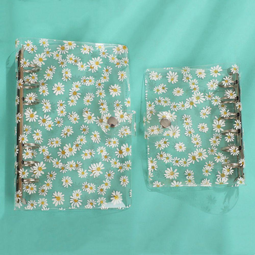 Binder Soft Shell Kawaii Little Daisy Binder File Folder Literary Binder Daisy Notebook Binder