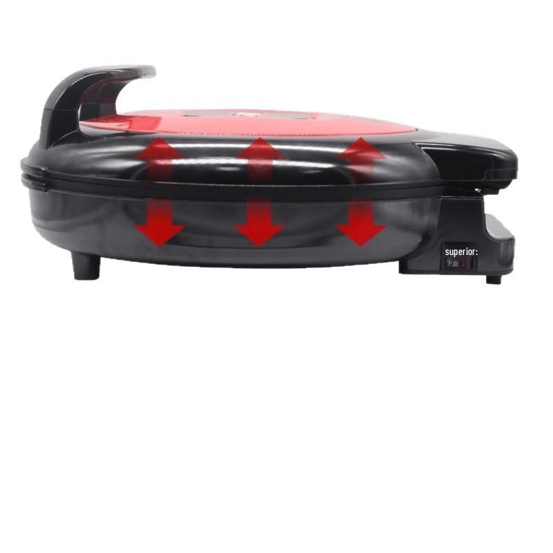 Двусторонний электрический гриль с углубленной поверхностью и функцией духовки для домашнего использования