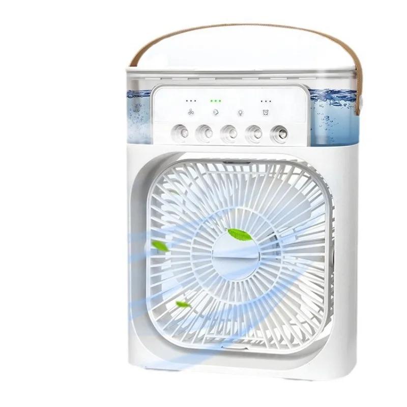 Portable Humidifier Fan AIr Conditioner Household Small Air Cooler Hydrocooling Portable Air Adjustment For Office 3 Speed Fan