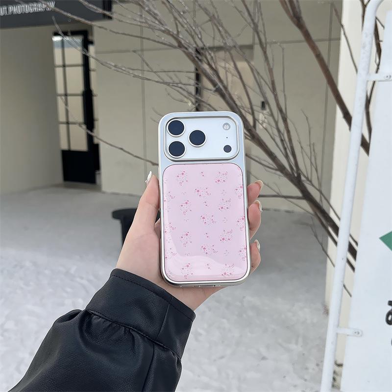 Электролитический Цветочный Бант Противоударный Чехол для iPhone 14/13 Pro Max
