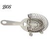 Home Bar Accessories Cocktail Strainer, Stainless Steel 4 Prong Strainer with High Density Spring, Drink Professional Bartending Tools for Bartenders