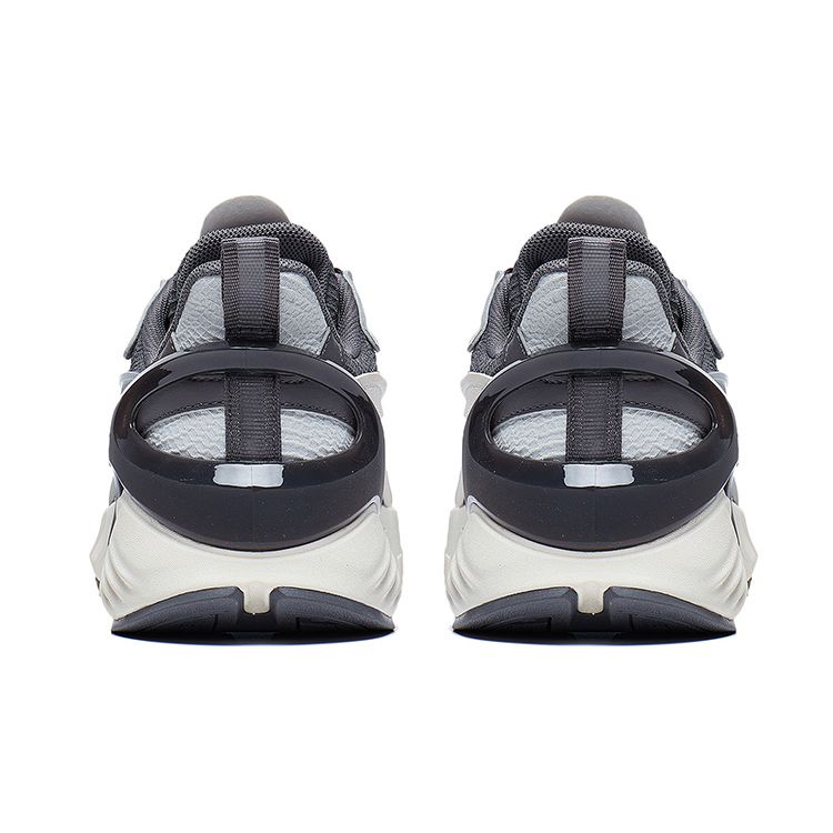 Li Ning Kids Flash Shadow Удобная Универсальная Нескользящая Прочная Повседневная Обувь Детские Кроссовки Белый Серый YKCT086-7