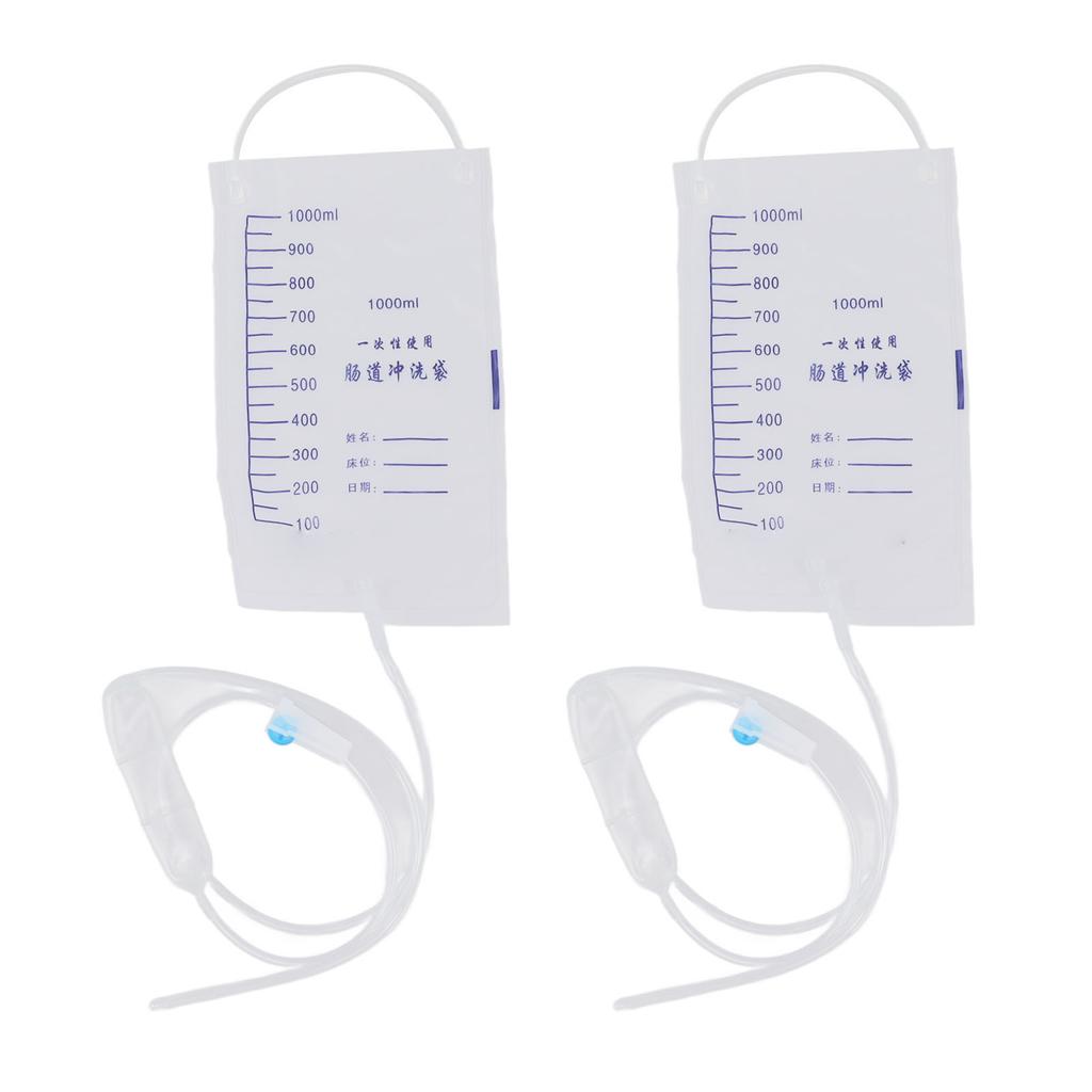 20 шт. набор клизм 1000 мл одноразовые гигиенические клизмы для очищения кишечника от запоров