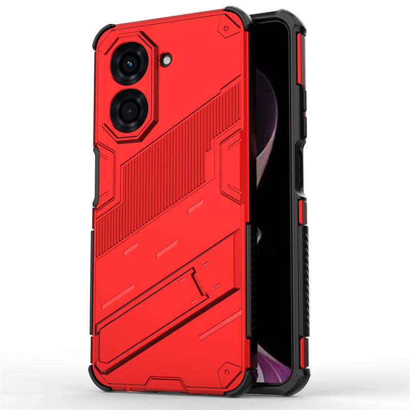 Phone Holder Case For Xiaomi Poco C71 Case Anti-knock Armor Back Cover Poco C71 Case For Poco C71 Shockproof Phone Back Cover