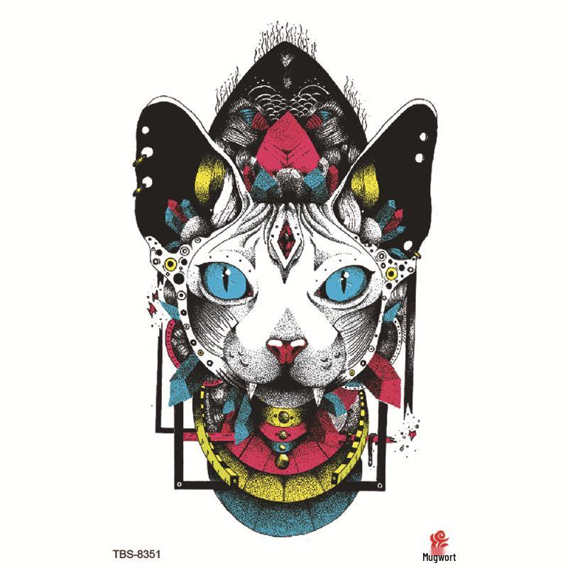 Набор маленьких водостойких тату-наклеек с тотемами и символами для предплечья