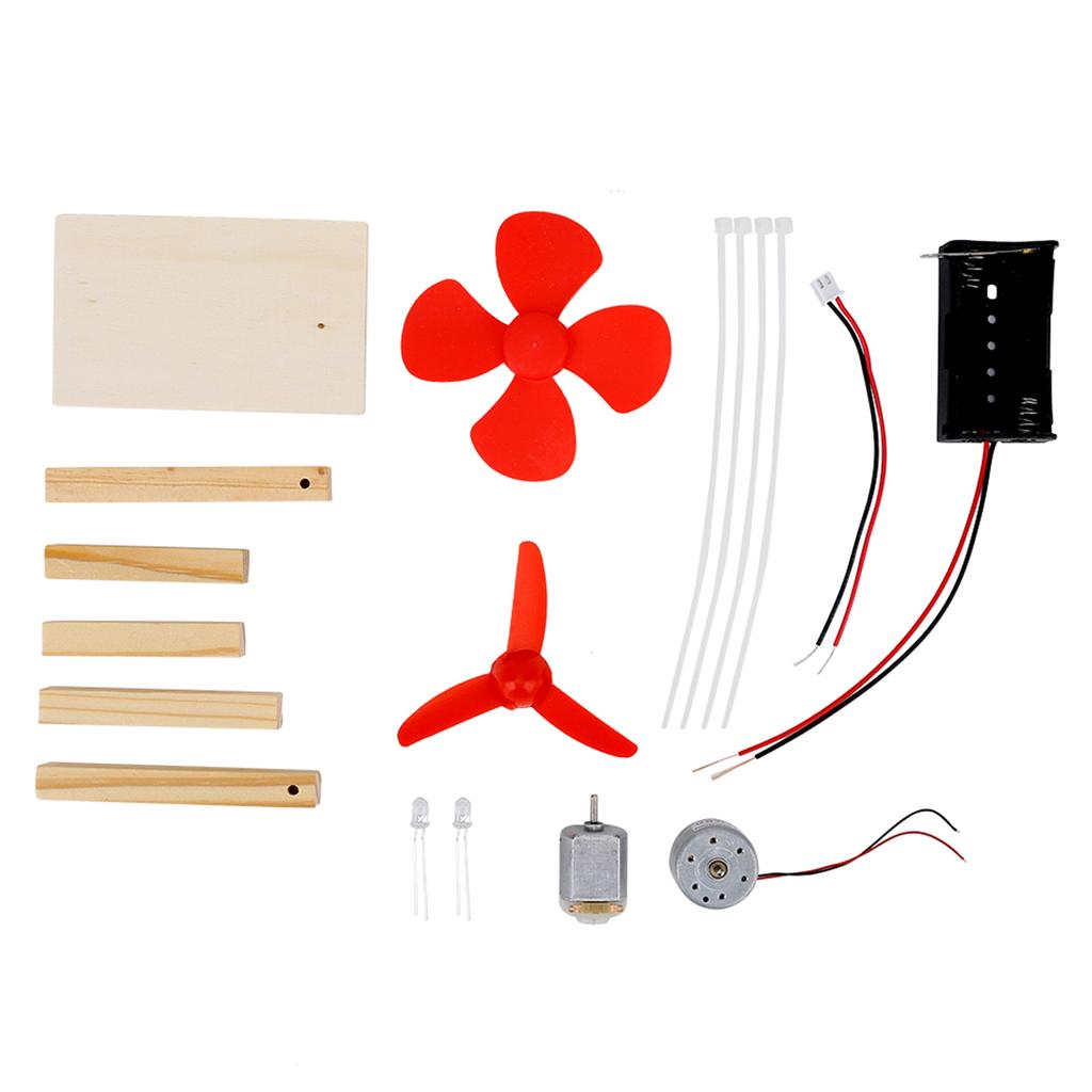 DIY Wind Generator Unique Power Generator Kit Children Educational Toy Kit 1.5V