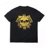 European and American Men's Short-sleeved T-shirt Metal Rock Metallica Band Skull Sun Trend Casual