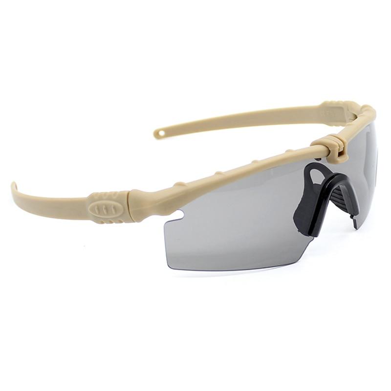 Тактические очки, армейские очки для стрельбы, военные очки для охоты, кемпинга, защитные очки, солнцезащитные очки для пешего туризма, рыбалки, страйкбола