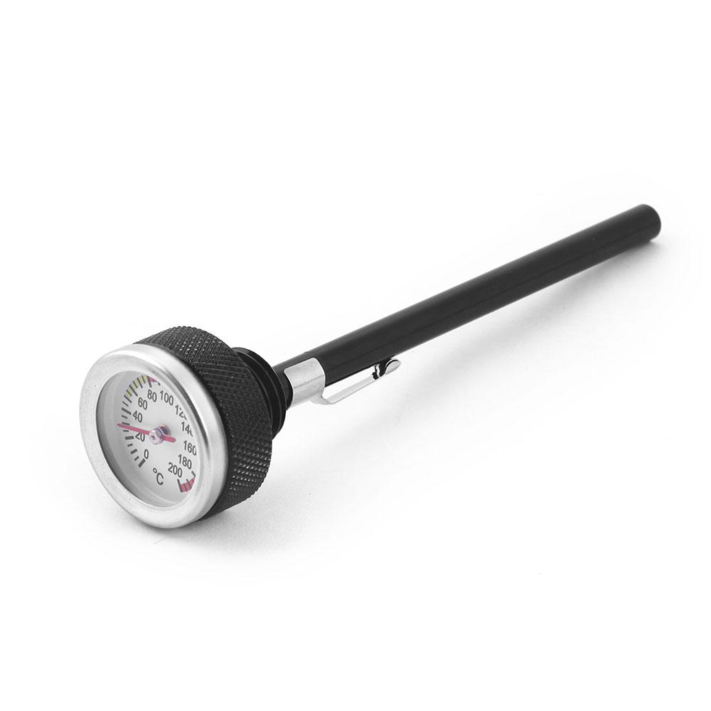 Крышки бензобака мотоцикла M20 x 2.5 с указателем температуры масла 35 мм 0-200℃ Крышка-термометр с щупом 117 мм