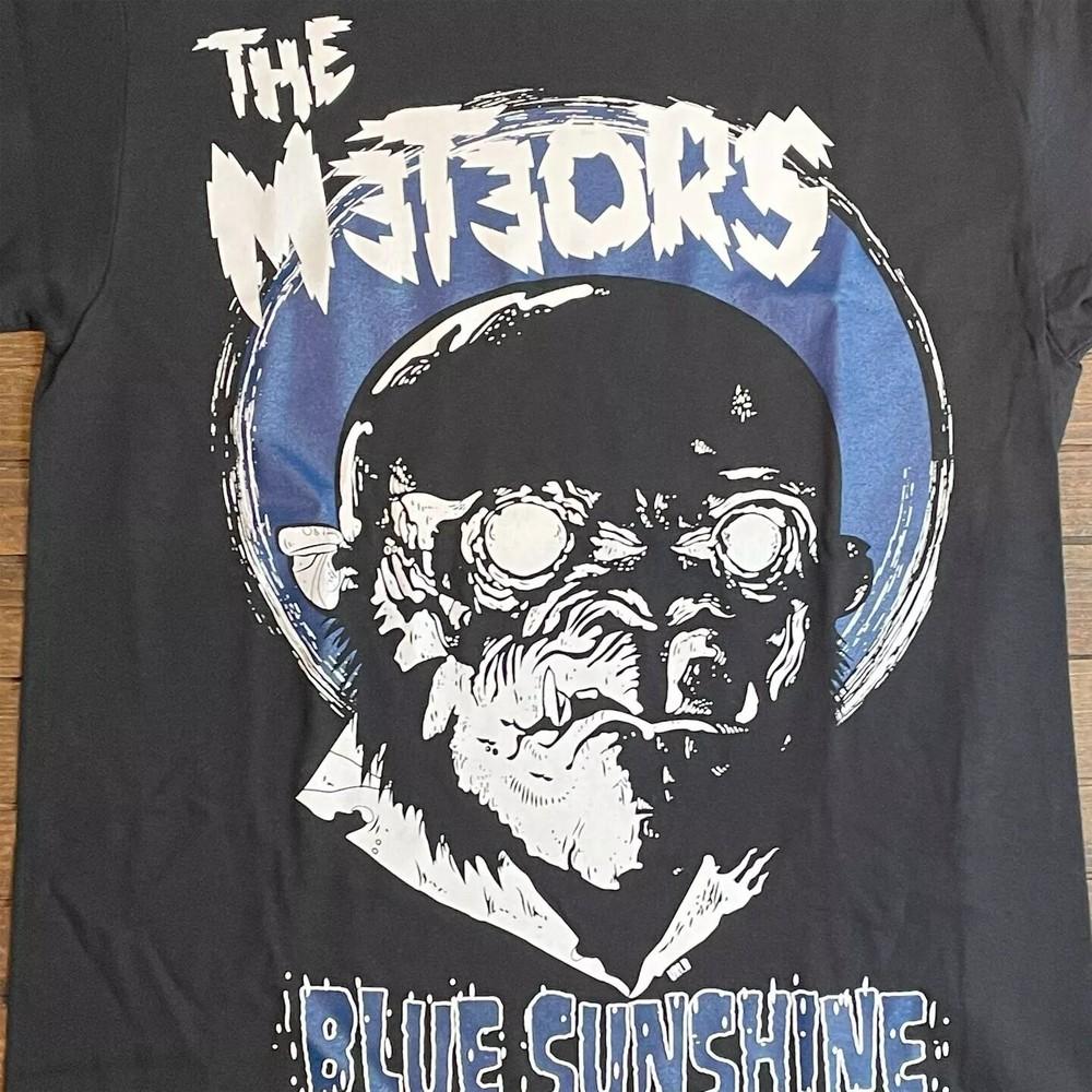 The Meteors Blue Sunshine 100% Cotton Black Unisex Tshirt Men Women S5XL Unisex T-Shirt