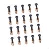 20Pcs Screw Nut Set for Wood Furniture Multipurpose Connection Wear Resistant High Performance Bolt