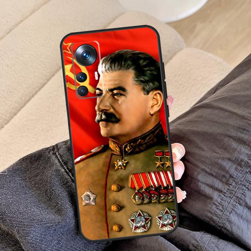 Russian Stalin Ussr Case For Xiaomi 13 13T 12T 11T 12 Lite 14 Pro 12X POCO F5 Pro X5 X3 M5 X4 F3 F4 C65 Cover