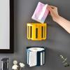 Bathroom Kitchen Self-Adhesive Punch-Free Roll Paper Storage Rack Oilet Paper Shelf Tissue Holder
