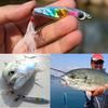 5Pcs Jigs Fishing Lures Sinking Metal Spoons Micro Jigging Bait with Free Plastic Tackle Box