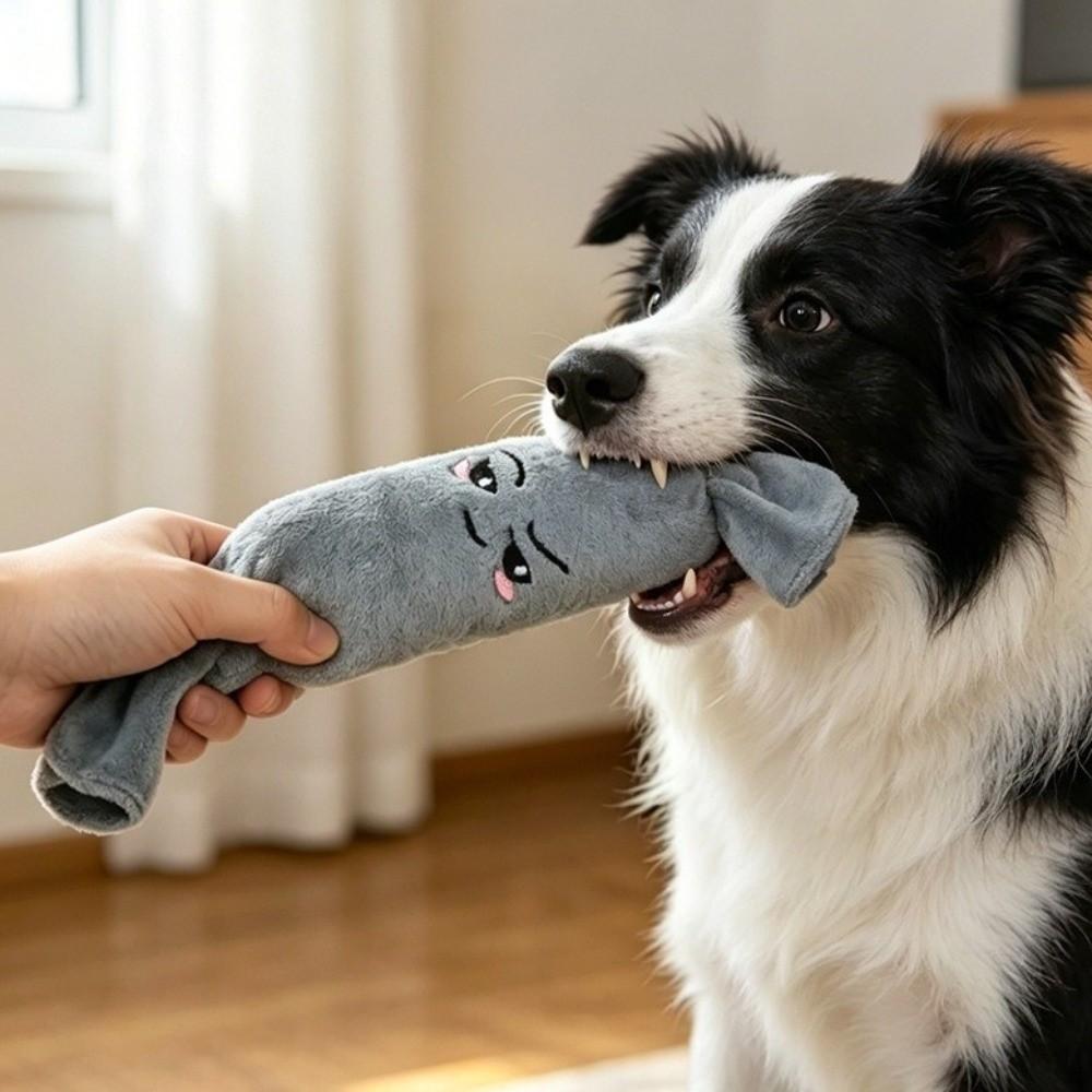 Soft Plush Dog Plush Chew Toy Chew-Resistant Pet Training Toy For Small Large Dogs