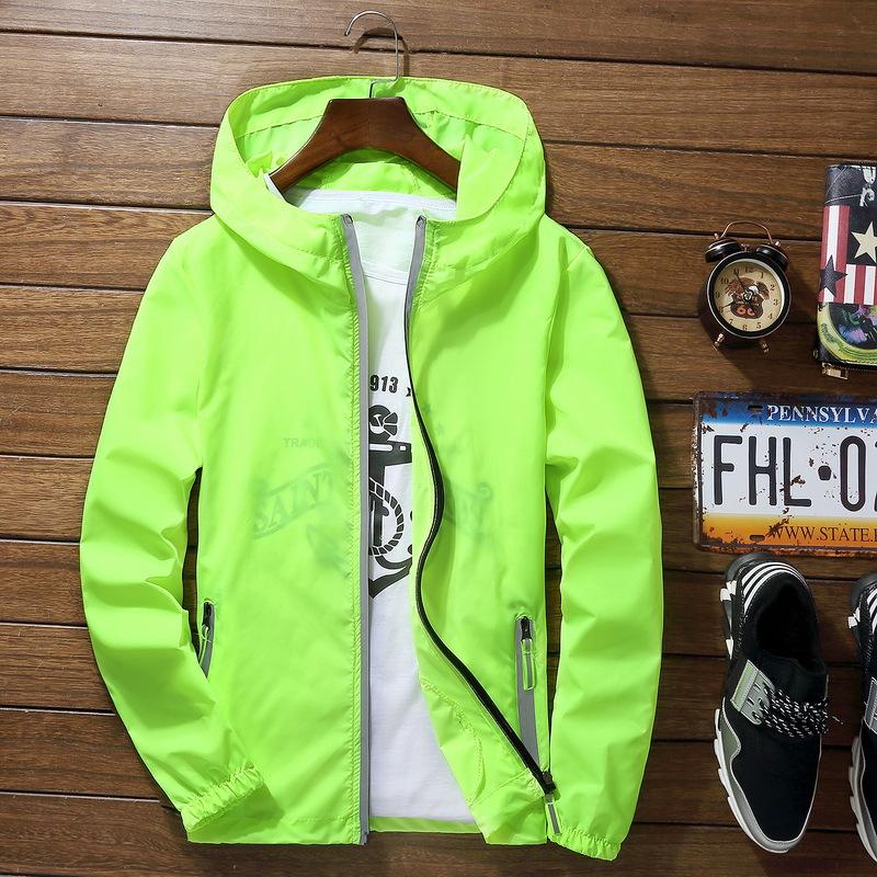 Men Zipper Jacket Outwear Coat Windbreaker Casual Male Spring Autumn Bomber Jackets