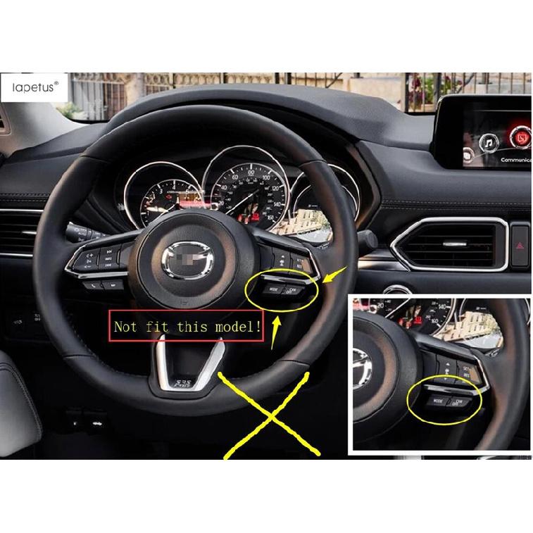 Аксессуары Lapetus Подходят для Mazda CX-9 CX9 2017 - ABS Накладка на руль автомобиля, молдинг, отделка, 2 шт. / Цветной комплект