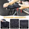 2-Pack Medium Size (23.6" X 15.7") Microfiber Towels, 600GSM Ultra Absorbent Car Drying Towels — Scratch-Free, Streak-Free, Lint-Free, Perfect For