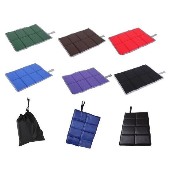 Складной сиденье-коврик из Оксфордской ткани, водонепроницаемый, легкий, портативный, сиденье-подушка для путешествий, сиденье для улицы, походов, кемпинга, пикника, коврик для сидения, коврик для стадиона