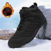 Winter Men's Women's Warm Snow Boots Waterproof Anti Slip Outdoor Hiking Boots Casual Winter Booties Plush Warm Cotton Boots