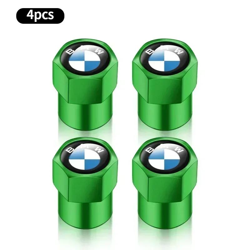 4Pcs Tire Valve Caps Aluminium Alloy Tire Valve Stem Caps Dust Proof Covers For BMW E36 E46 E53 E90 E60 E61 E93 E87 X1 X3 X5 X6