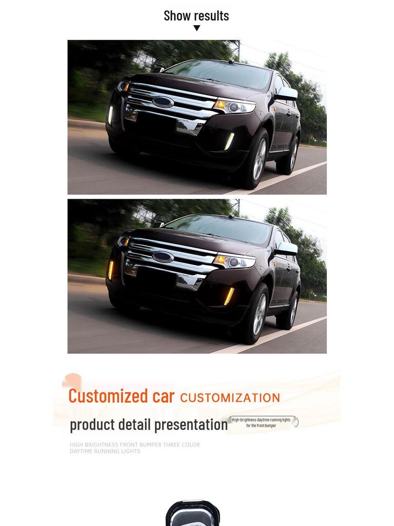 Светодиодные дневные ходовые огни Ford Edge