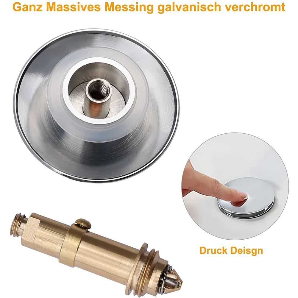 Universal Wash Basin Bounce Drain Filter Push Up and Accessories Down Bathtub Kitchen Bathroom M5U8