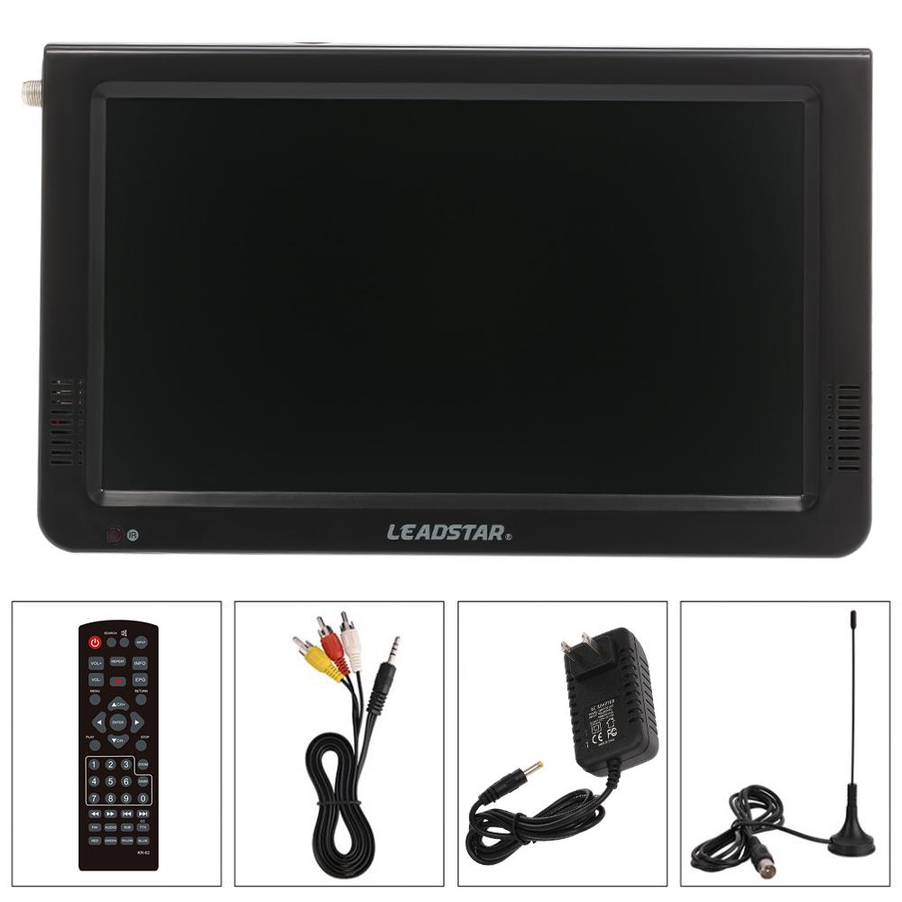 LEADSTAR 10-дюймовый портативный цифровой ATSC TFT HD-экран Freeview со светодиодной подсветкой ТВ-видеоплеер для автомобиля-прицепа
