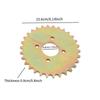 Mini Bike Go Kart Rear Sprocket 30 Teeth Metal Chain Gear for Dirt Bike Quad Vehicle Modification