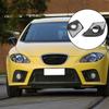 1P0853665C 1P0853666C для Cupra 2005-2012 Передняя наружная решетка бампера Левая/Правая решетка противотуманной фары Автомобильные аксессуары