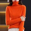 Женский кашемировый свитер Qinghe Cashmere 30% Кашемир 70% Шерсть Осенне-зимний кашемировый пуловер Мягкий и теплый