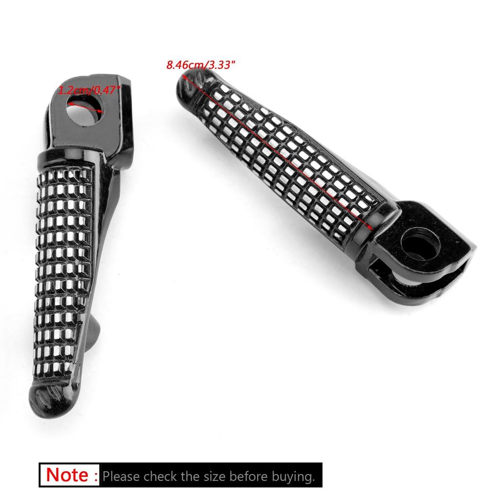 Front Foot Peg Footrest For Kawasaki ZX6R Z750 Z1000 ZX9R ZX10R NINJA 250